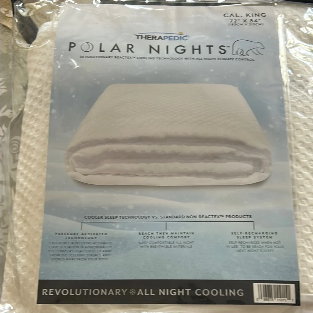 Polar Nights Cooling Mattress Pad - White Never used
